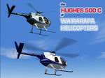 FS2004
                  Hughes 500C Wairarapa Helicopters, New Zealand Textures only.